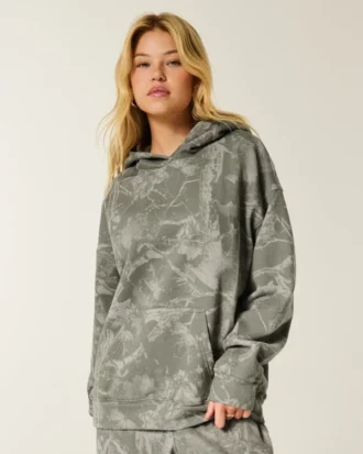 Hoodie Oversized Camo