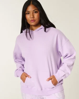 Hoodie oversized com forro camuflado