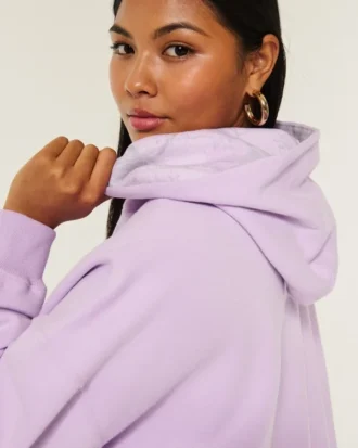 Hoodie oversized com forro camuflado