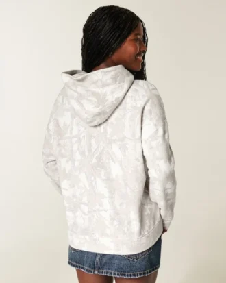 Hoodie Oversized Senior Graphic Camo