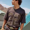 Jersey com padrão baggy