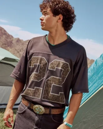 Jersey com padrão baggy