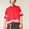 Jersey curto e largo