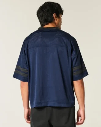 Jersey curto e largo