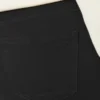 Leggings pretas de cintura alta com curvas