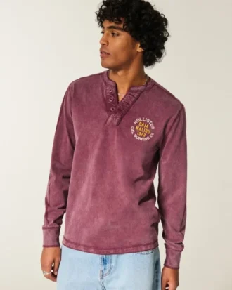 Logotipo Holiday Vault Release Gráfico Henley
