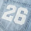 Mini-saia-calça de ganga de cintura baixa Classe de ’26
