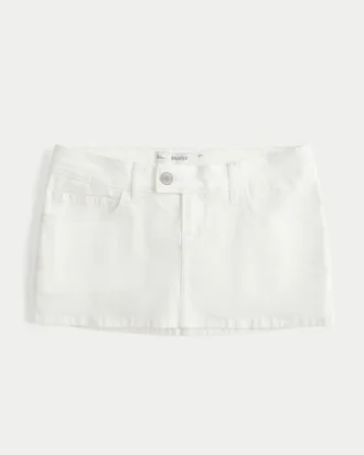 Mini-saia-calça em sarja