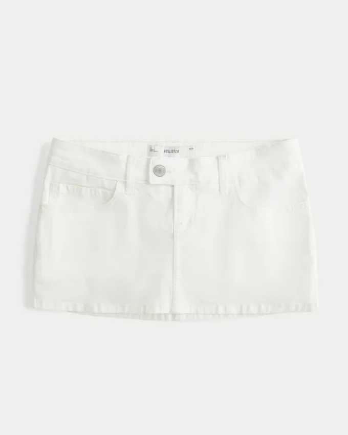 Mini-saia-calça em sarja