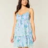 Mini vestido babydoll