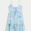 Mini vestido babydoll