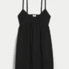 Mini vestido babydoll