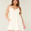 Mini vestido babydoll