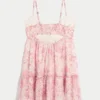 Mini vestido babydoll