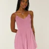 Mini vestido bordado