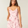 Mini vestido bordado