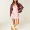 Mini vestido bordado
