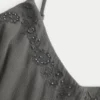 Mini vestido bordado
