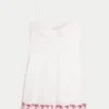 Mini vestido com botões