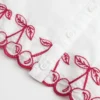 Mini vestido com botões
