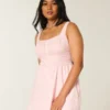 Mini vestido com botões na frente