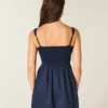 Mini vestido com botões na frente