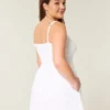 Mini vestido com botões na frente