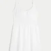 Mini vestido com botões na frente