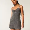 Mini vestido em ganga