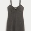 Mini vestido em ganga