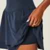 Mini vestido em malha com camadas
