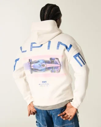 Moletom com capuz Boxy BWT Alpine Formula One Team Graphic