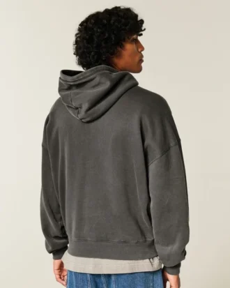 Moletom com capuz e apliques Baggy Cinch Star