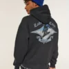 Moletom com capuz e estampa Boxy Lake Tahoe Snowboard Moletom com capuz e estampa Boxy Lake Tahoe Snowboard