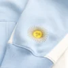 Moletom com capuz e estampa da Associação Argentina de Futebol