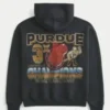 Moletom com capuz e estampa da Universidade de Purdue