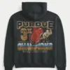 Moletom com capuz e estampa da Universidade de Purdue