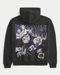 Moletom com capuz e estampa da Universidade de Washington Huskies