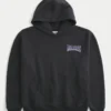 Moletom com capuz e estampa da Universidade de Washington Huskies
