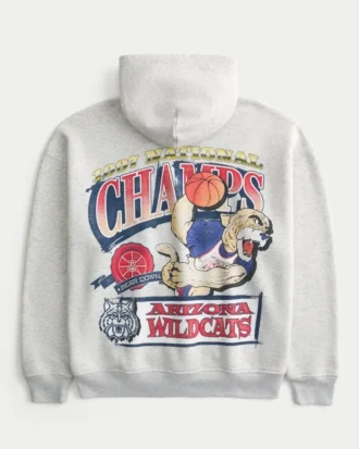 Moletom com capuz e estampa da Universidade do Arizona Wildcats