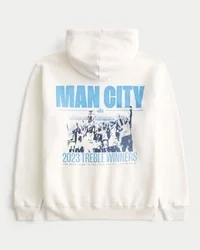 Moletom com capuz e estampa descontraída do Manchester City