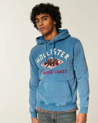 Moletom com capuz e logotipo Holiday Vault Release