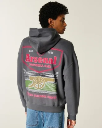 Moletom com capuz e zíper Arsenal F.C. Graphic