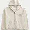 Moletom com capuz e zíper Boxy Zip-Up Detroit 79 Graphic Hoodie