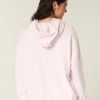 Moletom com capuz oversized para idosos