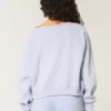 Moletom com estampa NYC e ombros à mostra