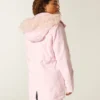Parka com forro de pele sintética
