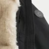 Parka com forro de pele sintética