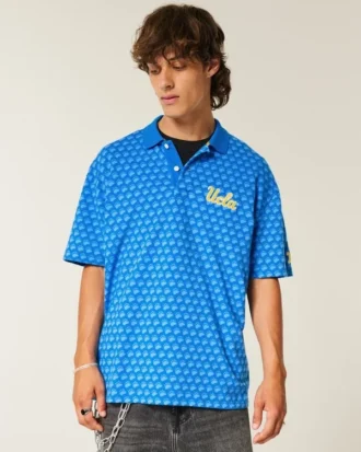 Polo com estampado UCLA