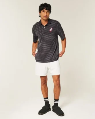 Polo com gráfico Boxy The Ohio State University Buckeyes